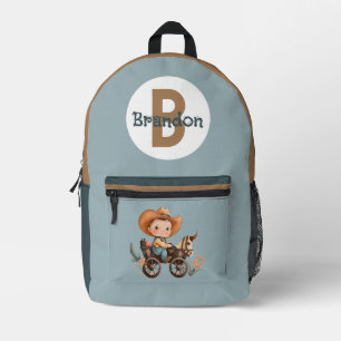 Baby Cowboy Baby Diaper Bag Bedruckter Rucksack
