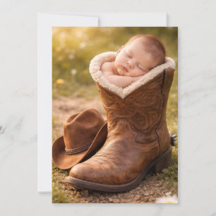 Baby Cowboy Digitaler Download Einladung zum Babys