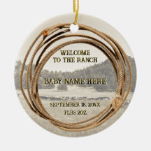 Baby Cowboy or Cowgirl Announcement