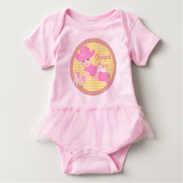 Baby Cowgirl Pink Hat Boots and Horse Tutu Baby T-shirt