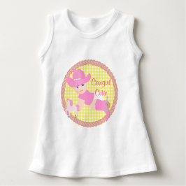 Baby Cowgirl Pink Hat Stiefel und Pferde Geschmeid Baby T-shirt