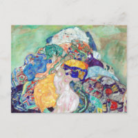 Baby Cradle Malerei von Gustav Klimt