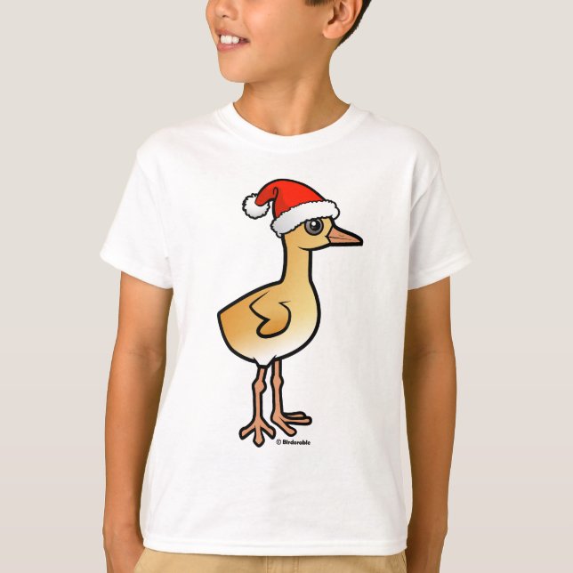 Baby Crane Santa T-Shirt (Vorderseite)