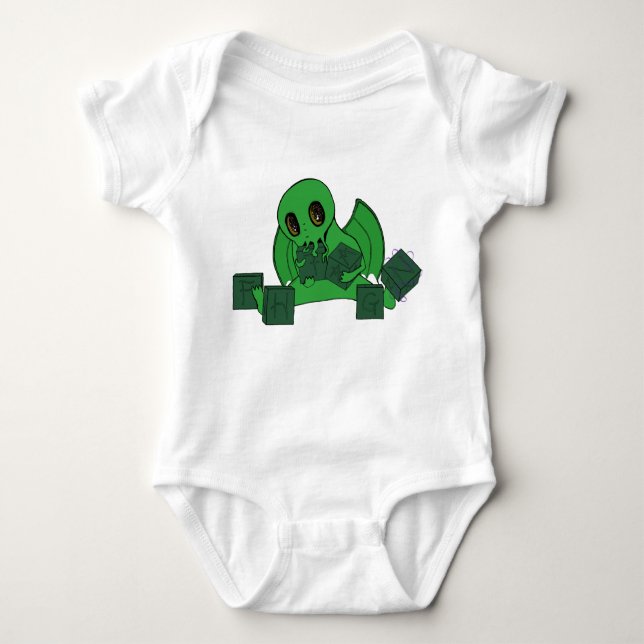 Baby Cthulhu Baby Strampler (Vorderseite)
