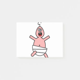 Baby Cutting 2 Post-it Klebezettel