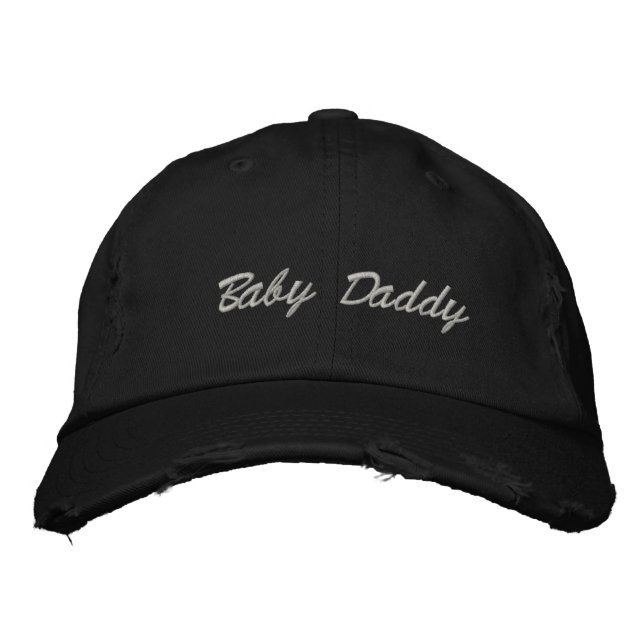 Baby Daddy bestickte Cap Baseballkappe (Vorderseite)