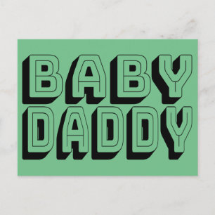 Baby Daddy Postkarte
