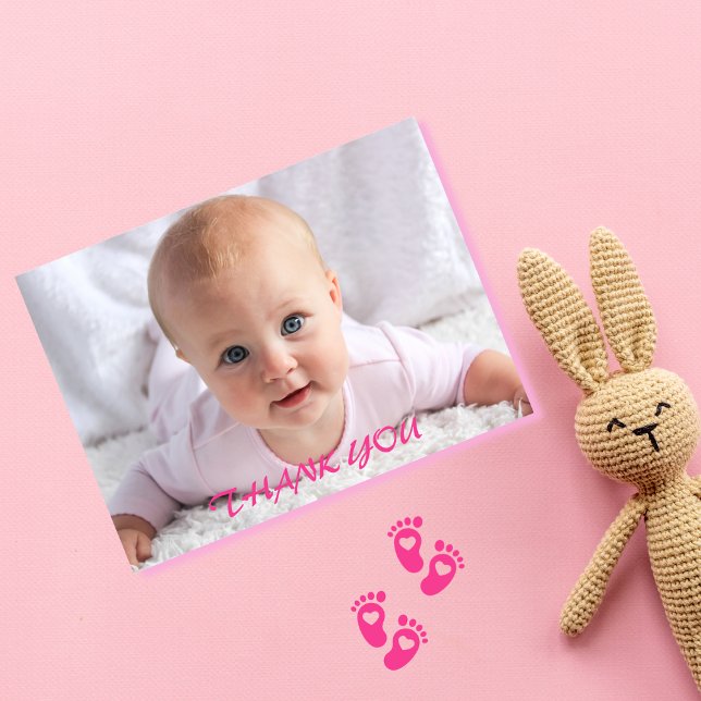 Baby Danke Foto Postkarte (Von Creator hochgeladen)