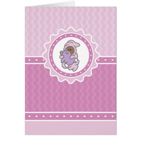 Baby danken Ihnen zu kardieren Karte