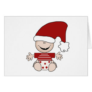 Baby de Noël dans le stockage des t-shirts et cade