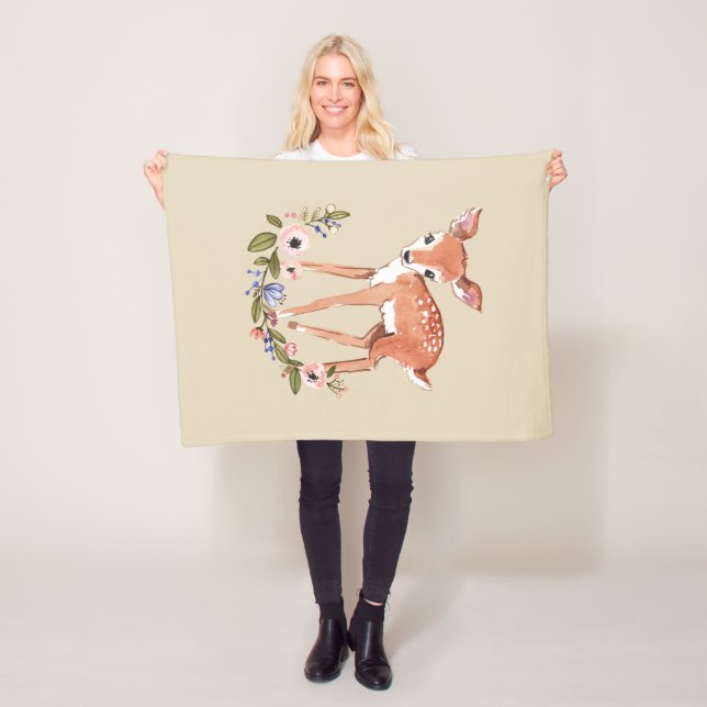 Baby Deer gemütliche Winterdecke Fleece (Beispiel)