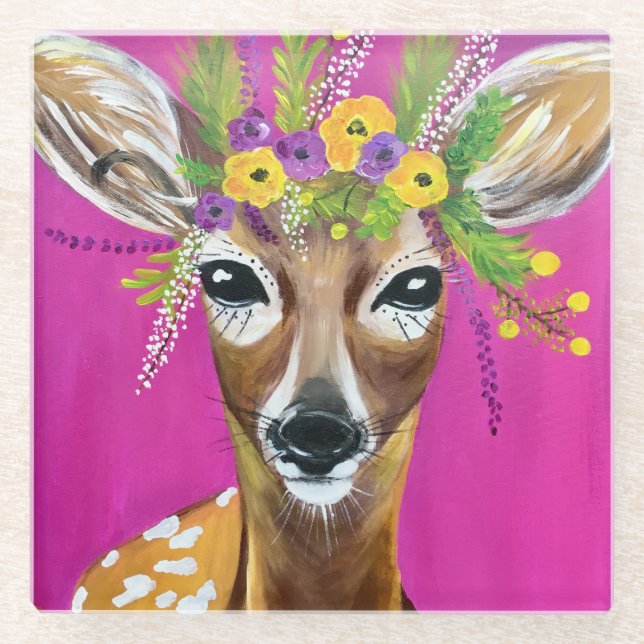 Baby Deer Untersetzer (Vorderseite)