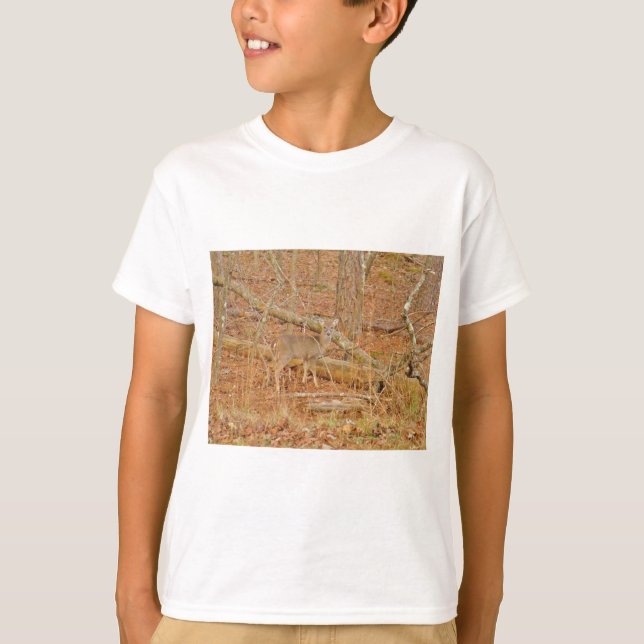 Baby Deer's Erster Winter T-Shirt (Vorderseite)