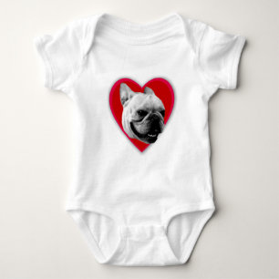 Baby der Liebe-französischen Bulldogge Strampler