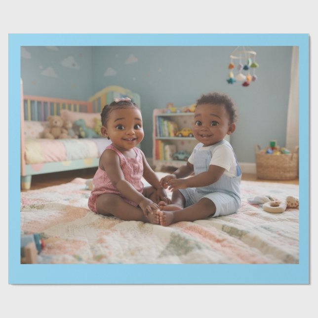 Baby Designed Geschenkpapier (Flach)