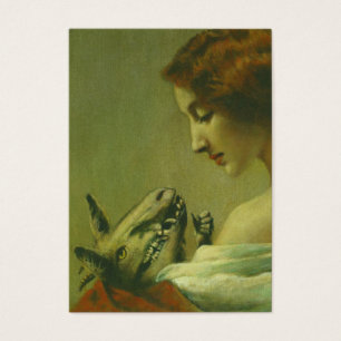 Baby Devil Et Mère ACEO Artistes Carte De Commerce