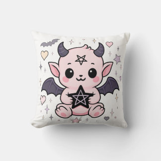 Baby Devil - Kawaii Pastel Goth Demon Kissen
