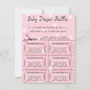Baby Diaper Raffelkarte Karte