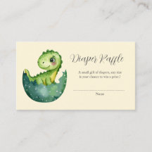 Baby Dino Baby Dusche Windeln Raffle Tickets