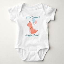 Baby Dino Birthday Party Baby Strampler