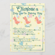 Baby Dino Birthday Party