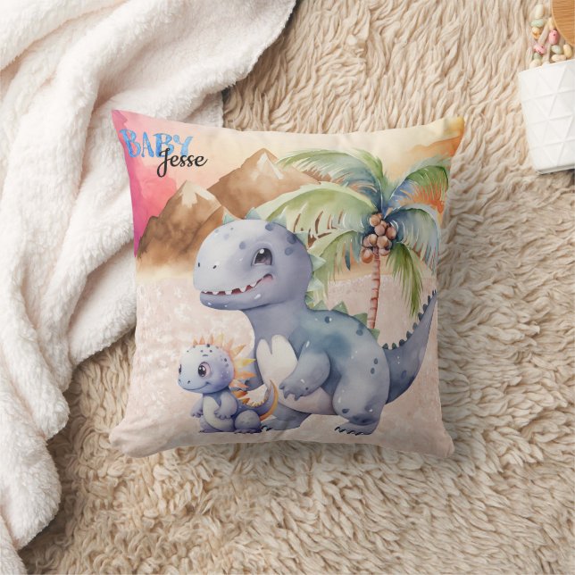 Baby Dino Kissen (Decke)