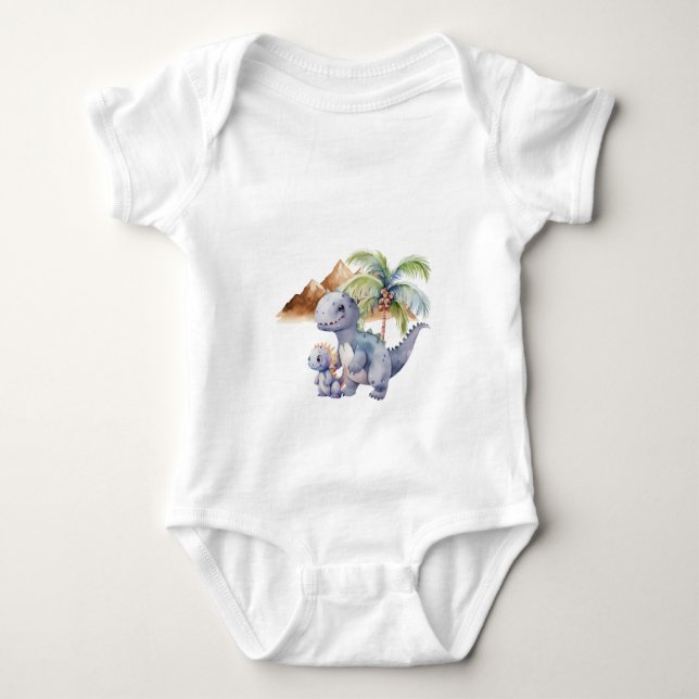 Baby Dino Strampler (Vorderseite)