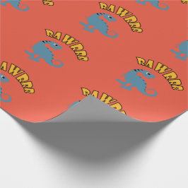 Baby Dinosaur Design - Matte Wrapping Paper Geschenkpapier