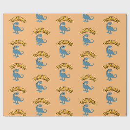 Baby Dinosaur Design - Matte Wrapping Paper Geschenkpapier