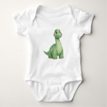 Baby Dinosaur Jersey Bodysuit - Comfort and Style 