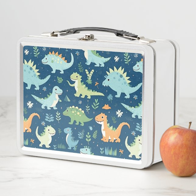 Baby Dinosaur Metall Brotdose (Beispiel)