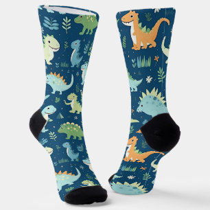 Baby-Dinosaur-Muster Socken