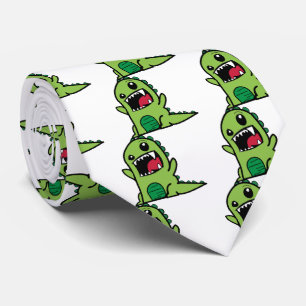Baby Dinosaurier Cartoon Krawatte