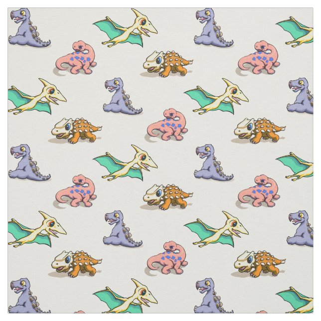 Baby-Dinosaurier-Gewebe Stoff (Muster)