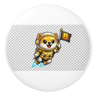 Baby Doge Astronaut Keramikknauf