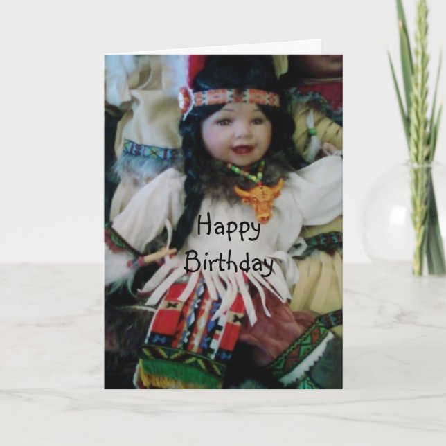 BABY DOLL BIRTHDAY WISHES KARTE (Vorderseite)