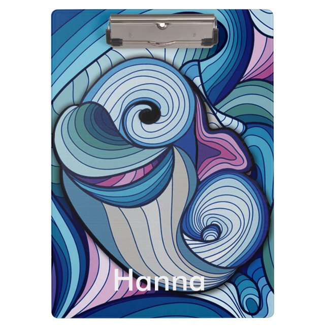 Baby Dolphin Klemmbrett (Vorderseite)