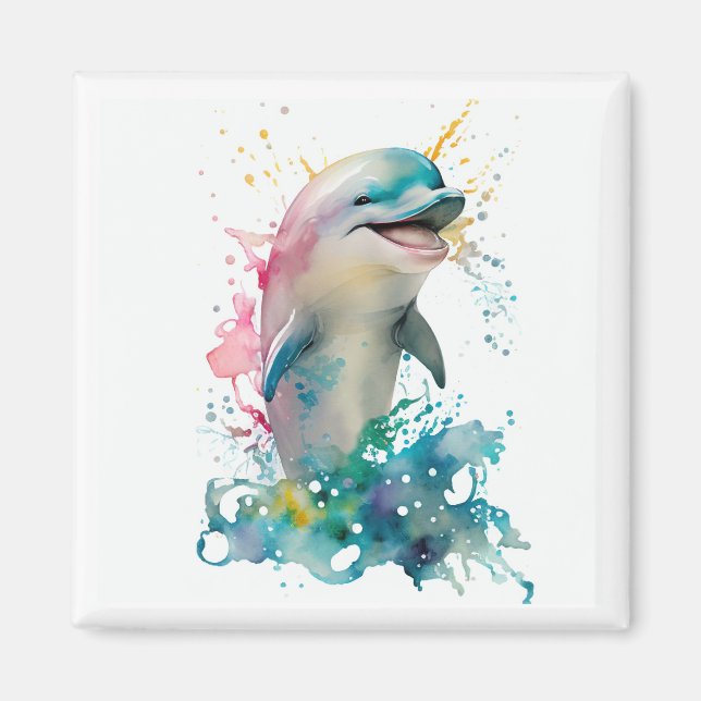 Baby Dolphin Magnet (Vorne)