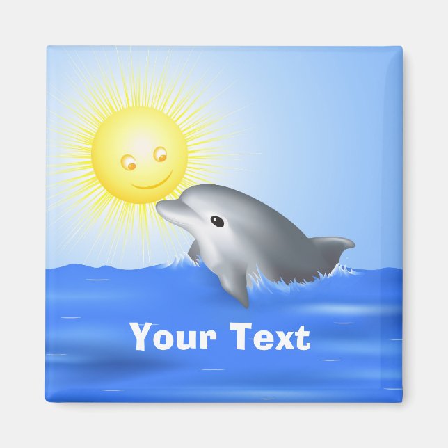 Baby Dolphin Magnet (Vorne)