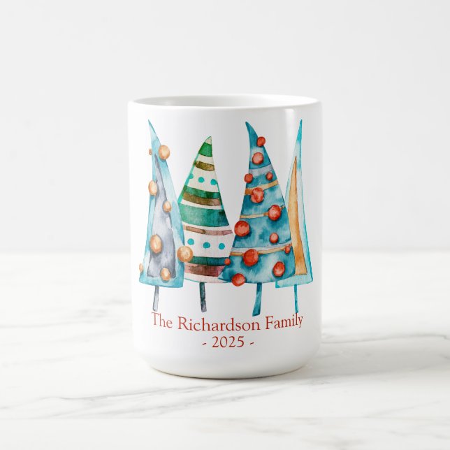 Baby Doodle Pine Christmas Tree Geschenke Kaffeetasse (Mittel)