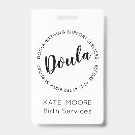Baby Doula Birth Coach Midfrau Abzeichen Ausweis