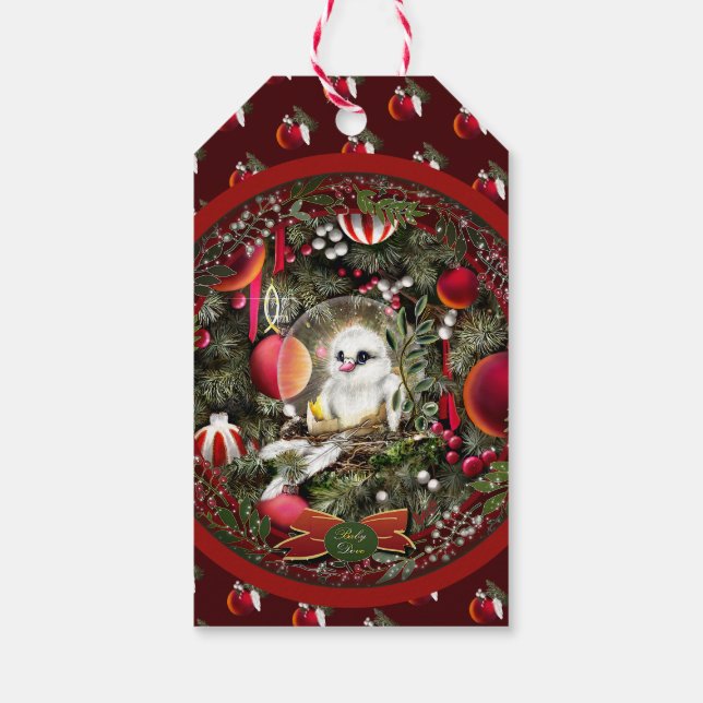 Baby Dove Geschenkanhänger (Rückseite)