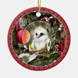 Baby Dove Keramik Ornament