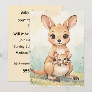 Baby Down Under Digital-Download-Einladung Einladung