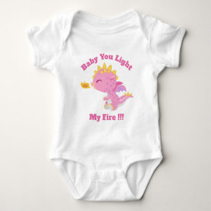 Baby-Drache-Baby beleuchten Sie mein Baby Strampler