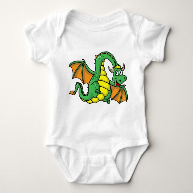 Baby-Drache Baby Strampler (Vorderseite)
