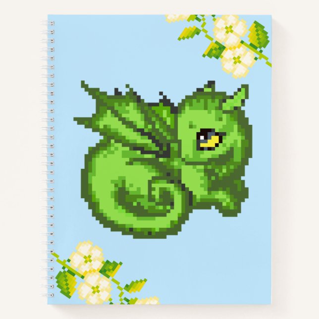 Baby-Drache-Notizbuch Notizbuch (Vorderseite)