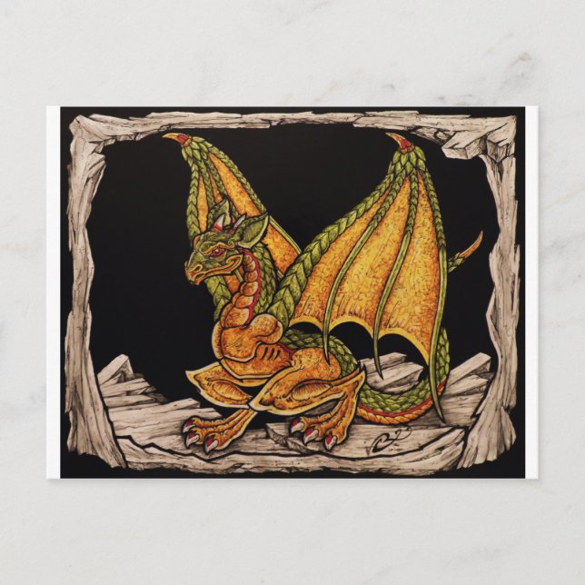 Baby Dragon-Artikel Postkarte (Vorderseite)