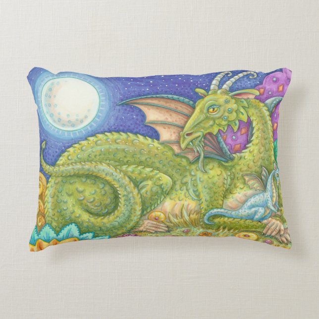 Baby Dragon FANTASY ACCENT PILLOW Dekokissen (Vorderseite)