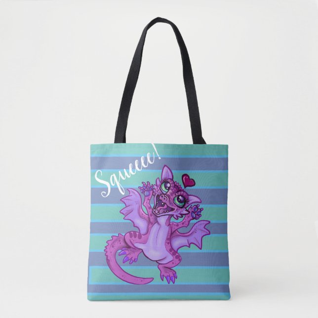 Baby Dragon Liebe Tasche (Vorderseite)